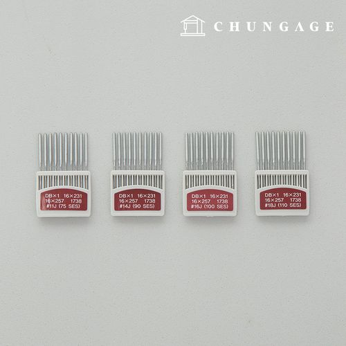 공업용 미싱바늘 9호 11호 14호 16호 재봉바늘