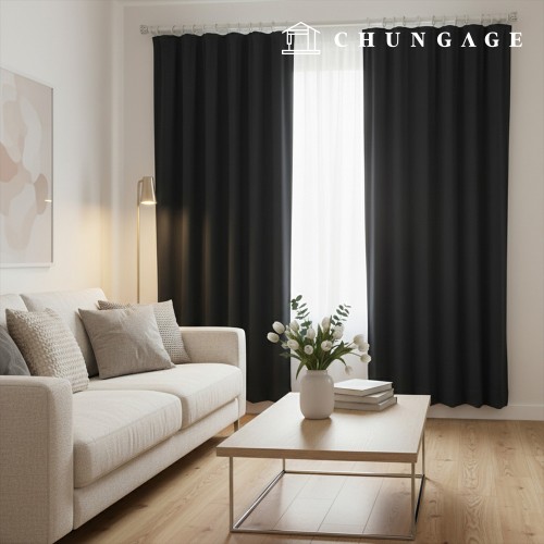 커튼원단 암막천 폴리 커텐 천 암막지 대폭 밀로 네이비